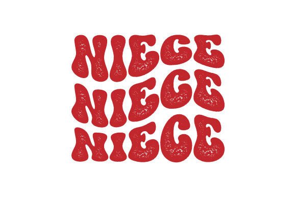 Retro Niece SVG PNG Sublimation