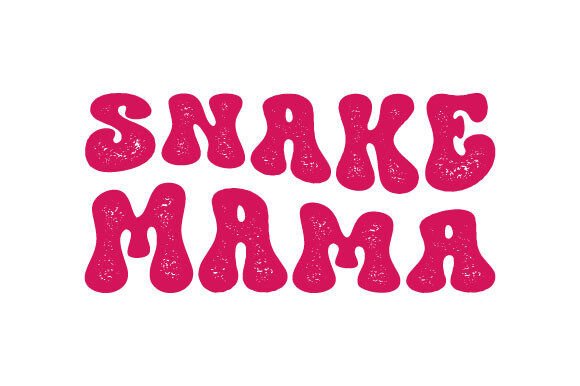 Retro Snake Mama SVG PNG Sublimation