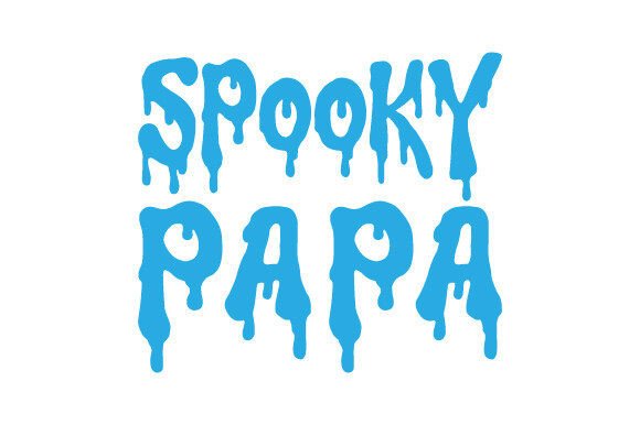 Spooky Papa SVG PNG T-shirt Design