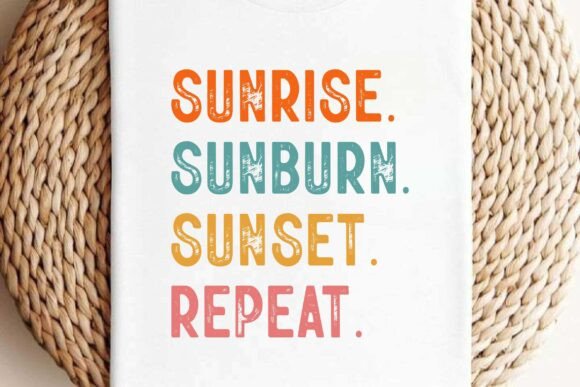 Sunrise Sunburn Sunset Repeat Svg Png