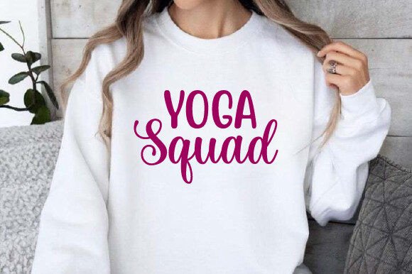 Yoga Squad SVG PNG Sublimation